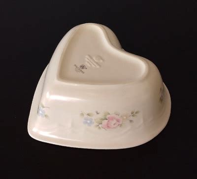 Pfaltzgraff Tea Rose Heart Shaped Serving Bowl Ebay