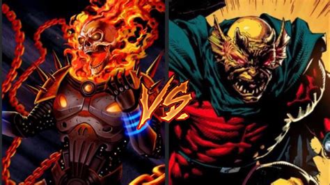 Cosmic Ghost Rider Marvel Comics Vs Etrigan The Demon DC Comics