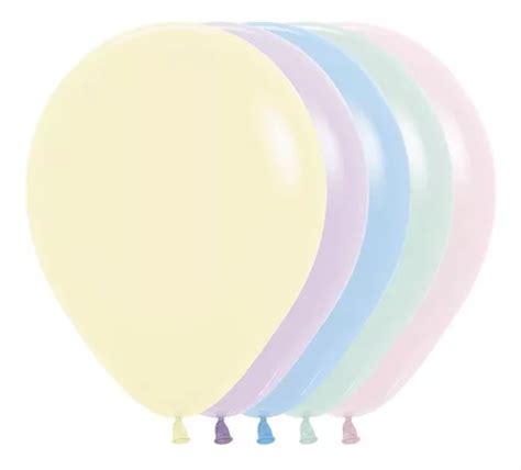 Globos Cumplea Os Payaso Macarron Colores Pastel Pzs En Venta En