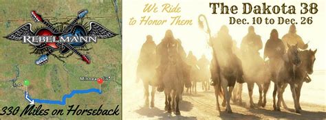 Unsung Native America Rebelmann To Join Dakota 38 Memorial Ride A