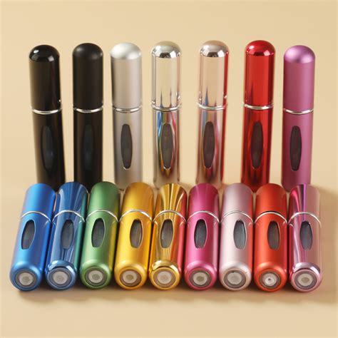 5ml Portable Mini Refillable Perfume Bottle Spray Scent Pump Empty Cosmetic Container Spray