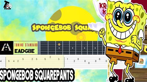 Spongebob Squarepants Krusty Crab Theme Guitar Tutorial Youtube