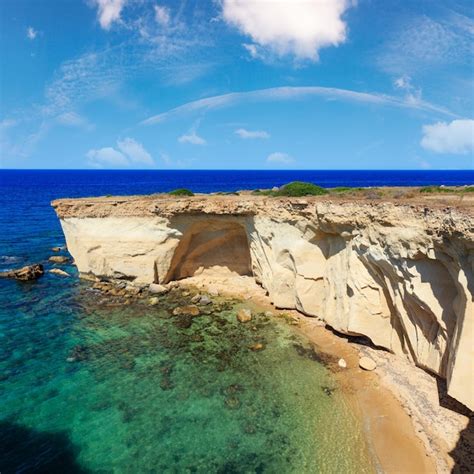 Sicilia Verano Mar Costa Italia Foto Premium