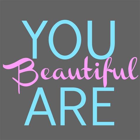 You Are So Beautiful Logo