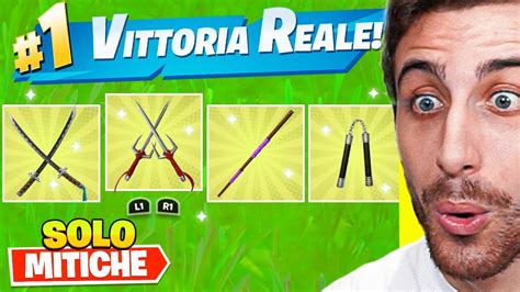 Gioco Con SOLO Le Armi MITICHE Delle Tartarughe Ninja E VINCO La