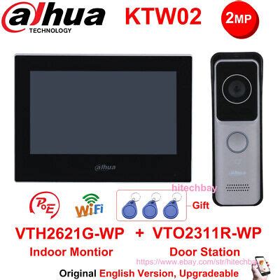 Dahua Ktw Villa Door Station Indoor Monitor Ip Video Intercom Wifi