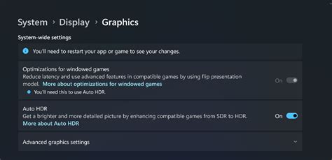 Navigating the Redesigned Graphics Settings page - DirectX Developer Blog