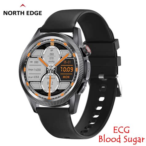 Jual NORTH EDGE G30 Smart Watch Blood Sugar ECG Heart Rate Blood