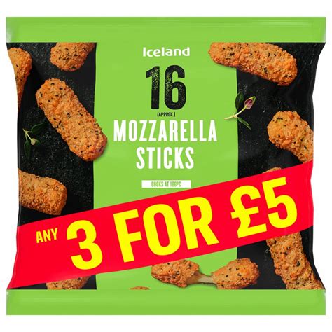 Iceland Approx Mozzarella Sticks G Party Food Platters