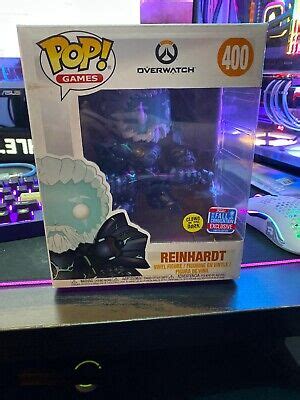 Funko Pop Games Overwatch Reinhardt 6 Inch NYCC 2018 Glow In The Dark