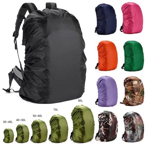 20 80L Adjustable Backpack Rain Cover Waterproof Dustproof Backpack