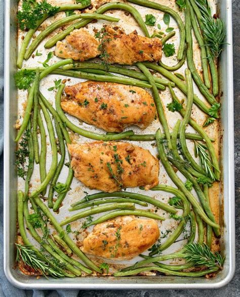 Sheet Pan Garlic Herb Butter Chicken Kirbie S Cravings