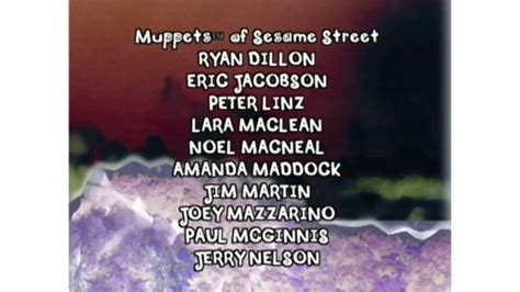 Sesame Street End Credits 2007 2009 In G Major Youtube