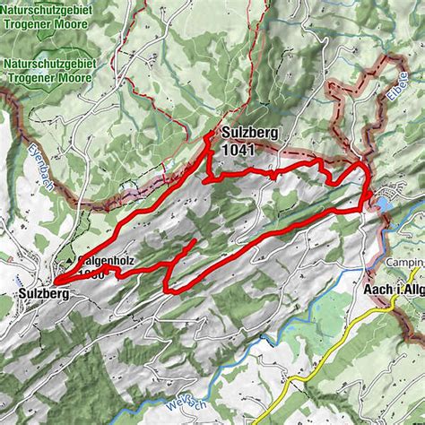 Eibele Wasserfälle Sulzberg Galgenholz Gemeinde Sulzberg