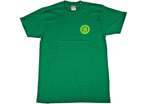 Supreme Disrupt Tee Green Mens Ss15 Gb