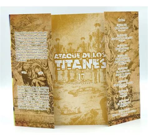 Ataque De Los Titanes Aot Deluxe Manga Panini Tomos A Elegir Mebuscar