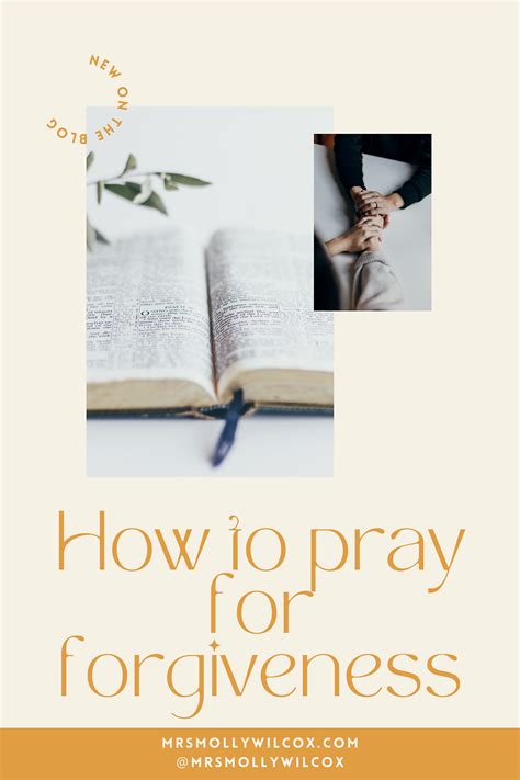 How to Pray for Forgiveness