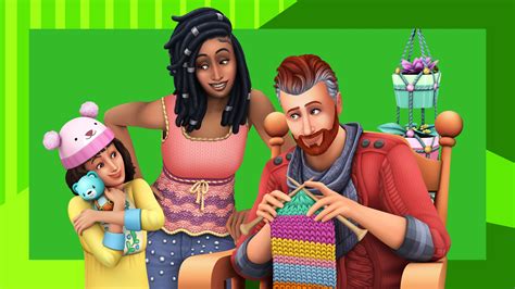 The Sims 4: Nifty Knitting Stuff - Press Kit