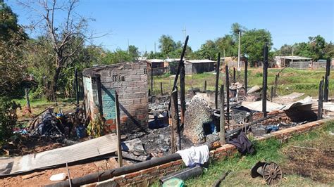 Incendio Consume En Su Totalidad Una Vivienda En Concepción Última Hora Noticias De Paraguay