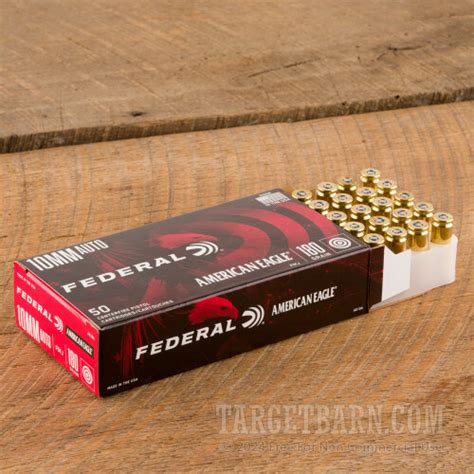 Federal American Eagle 10mm Auto 50 Rounds Of 180 Grain Fmj