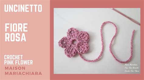 Uncinetto Fiore Tutorial Crochet Flower Tutorial Youtube