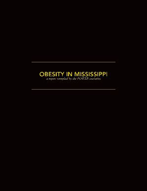 Fillable Online Obesity In Mississippi Fax Email Print Pdffiller