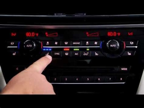 Bmw X Hvac Buttons Functions Explained Autoevolution