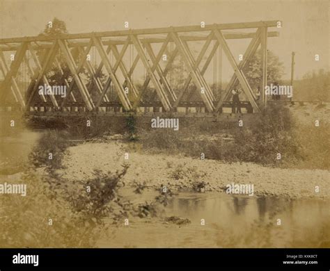 Railroad trestle bridge Stock Photo - Alamy