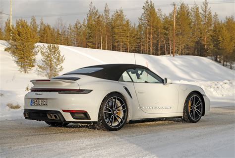 First Real Life Photos Of 2021 Porsche 911 Turbo S In Both Coupe And