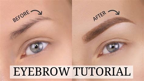 Natural Brow Tutorial For Sparse Brows Browtutorial Naturalbrows