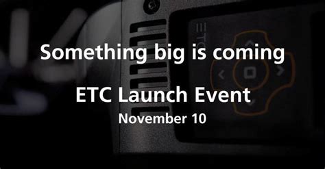 Join ETC For A Live Launch On November 10 | Live Design Online