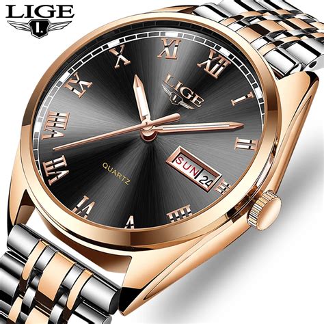 S New Lige Watches Men Top Brand Fashion