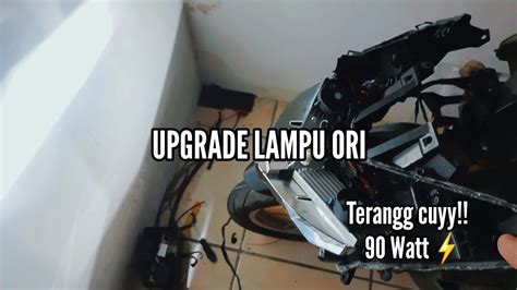 Lampu Ori Vario 150 Gelap Upgrade Lampu 90 Watt New Vario 150 Youtube