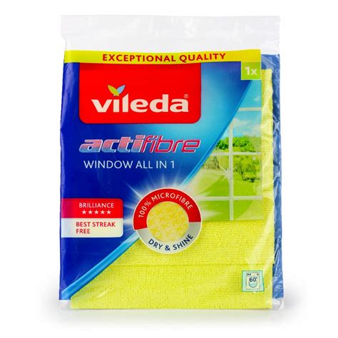 Vileda actifibre żółta All in 1 do okien magiczna 11848838261