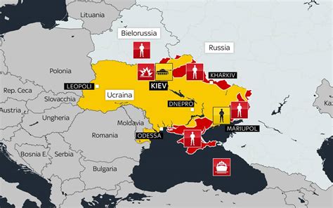 Guerra In Ucraina La Mappa Dellinvasione Russa FOTO Sky TG24