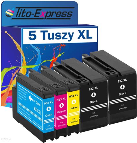 Tusz Tito Express 5x Tusz Do Hp 932 XL 933 XL OfficeJet 6100 7110