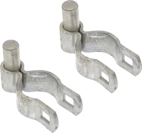 Pressed Steel Chain Link Fence Post Hinge W Bolt 2 Pack 1 3 8 X 5 8 Home