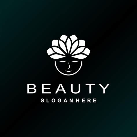 Logotipo De Belleza Con Mujer Y Tarjeta De Visita Plantilla De Diseño