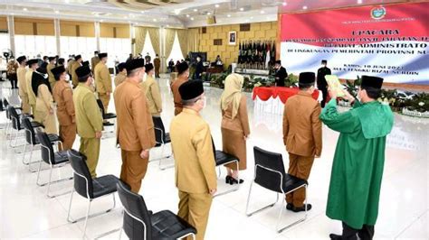 Edy Rahmayadi Lantik 18 Eselon III Dan 63 Eselon IV Parlin Jadi