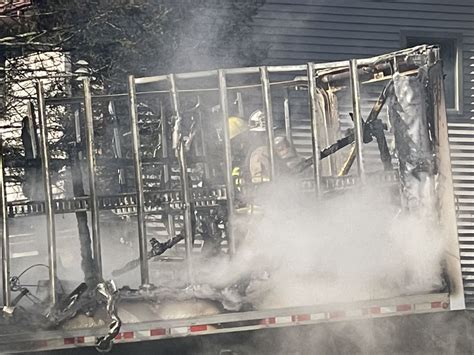 Crews Battle To Protect Lehigh County Home From Box Truck Fire Photos