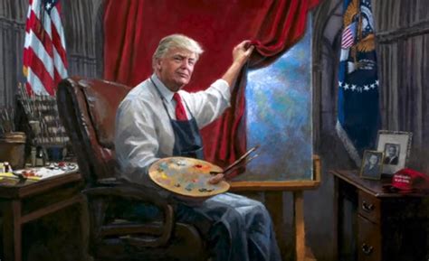 The Masterpiece Jon Mcnaughtons New President Trump Painting