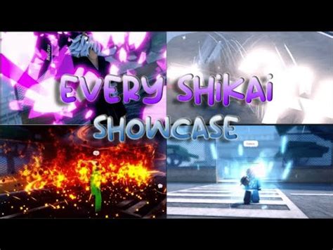 Every Shikai Showcase Project Mugetsu YouTube