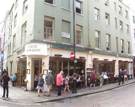 Cafe Boheme in London's Soho