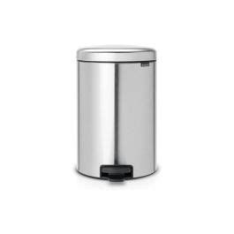 Papelera L De Acero Con Pedal Stainless Steel Step Bin Embalaje