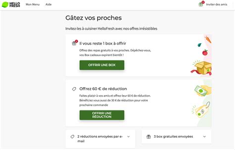 Code promo Hellofresh mise à jour Août 2021 Mon panier repas