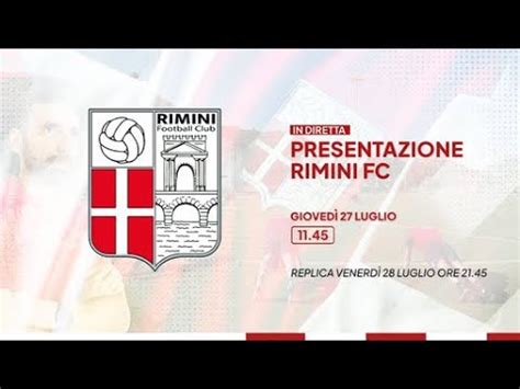 Presentazione Rimini FC YouTube