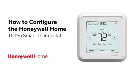 how to setup honeywell home thermostat