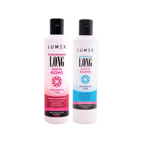 Kit Long Shampoo Condicionador Lumex Ml Shopee Brasil