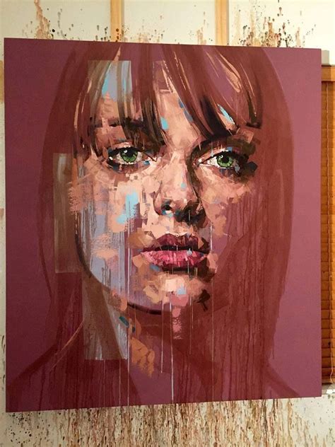 Jimmy Law Expressive Painter From Cape Town Acrylic Portrait Painting