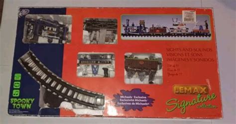 Train Set Lemax Rip Sight Sounds Spooky Town Signature Collection